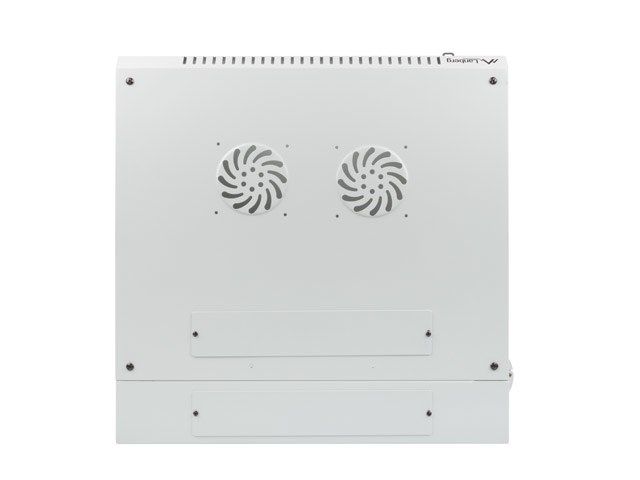 LANBERG WF02-6606-10S Lanberg wall-mounted double section rack 19 flat pack 6U/600x600mm grey_1