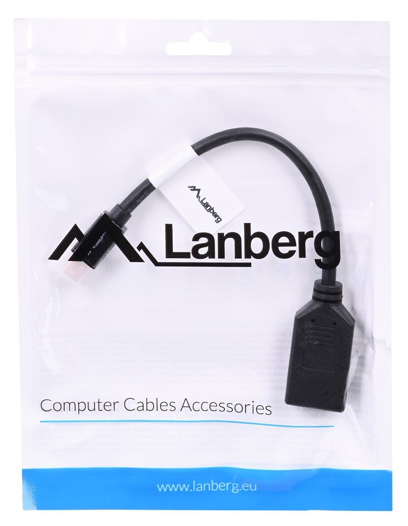 LANBERG AD-0003-BK Lanberg adapter mini Displayport(M)-> Displayport(F)_5