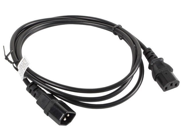 LANBERG CA-C13E-10CC-0018-BK Lanberg extension power cable C13-> C14 1.8m_2