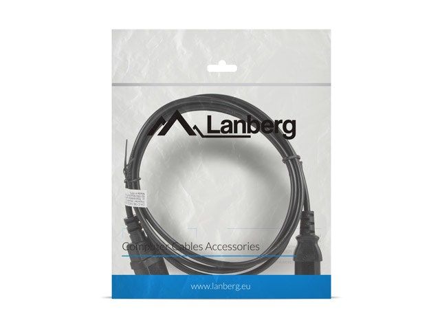 LANBERG CA-C13E-10CC-0018-BK Lanberg extension power cable C13-> C14 1.8m_4