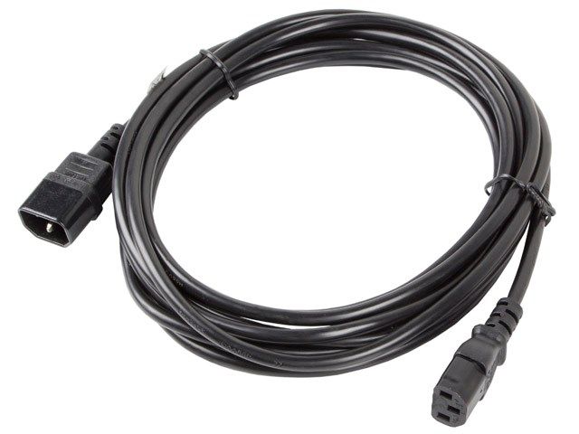 LANBERG CA-C13E-11CC-0050-BK Lanberg extension power cable C13-> C14 5m VDE_1