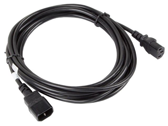 LANBERG CA-C13E-11CC-0050-BK Lanberg extension power cable C13-> C14 5m VDE_3