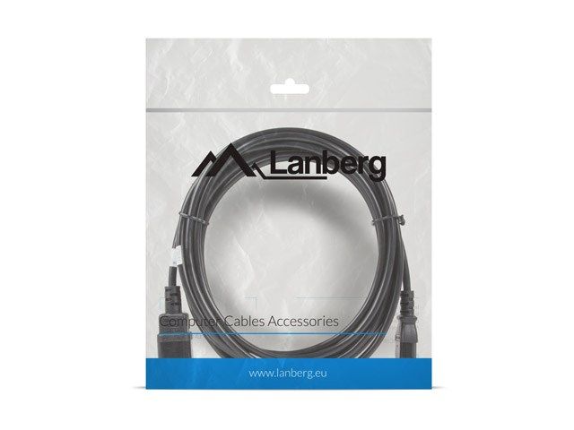 LANBERG CA-C13E-11CC-0050-BK Lanberg extension power cable C13-> C14 5m VDE_4