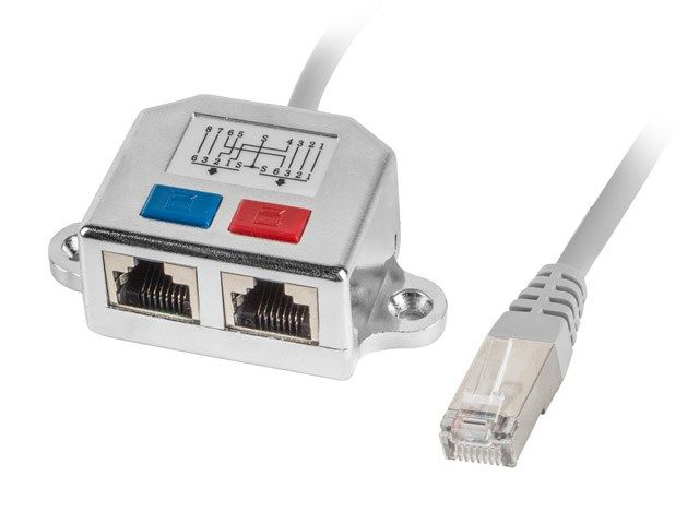 LANBERG AD-0026-S Lanberg Lan Splitter RJ45/2x RJ45 FTP_2