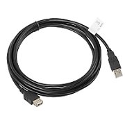 LANBERG CA-USBE-10CC-0030-BK Lanberg extension cable USB 2.0 AM-AF 3m black_1