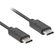LANBERG CA-CMCM-10CU-0010-BK Lanberg cable USB-C M/M 2.0 1M Black_1