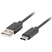LANBERG CA-USBO-31CU-0018-BK Lanberg cable USB-C(M)->A(M) 3.1 1.8M Black_1