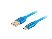 LANBERG CA-USBO-22CU-0005-BL Lanberg cable Premium Quck Charge 3.0 ,USB-C(M)->A(M) 0,5m Blue_3