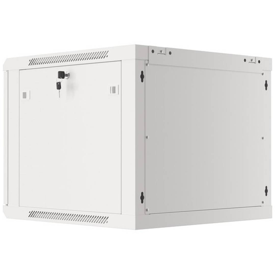 LANBERG Wall mount cabinet 19inch 9U 600x600 steel doors grey flat pack_1