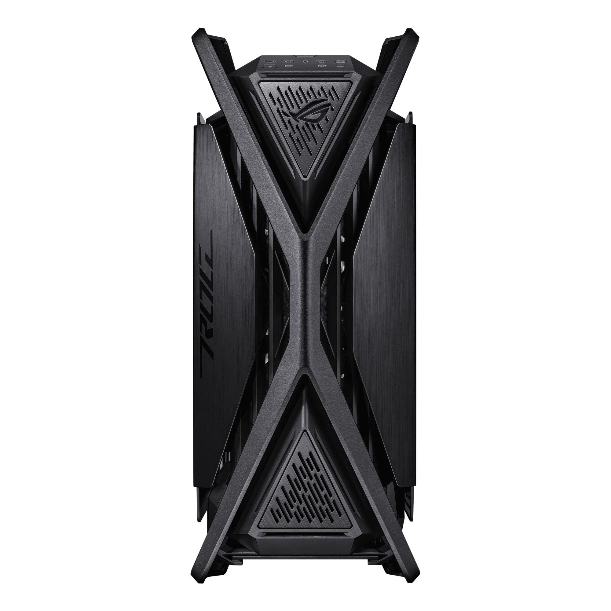 Carcasa ASUS ROG HYPERION GR701 BTF EDITION Full Tower NEGRU, Tempered Glass, Sloturi Expansiune 9+3 verticale, Drive Bays: 2x3.5/2.5