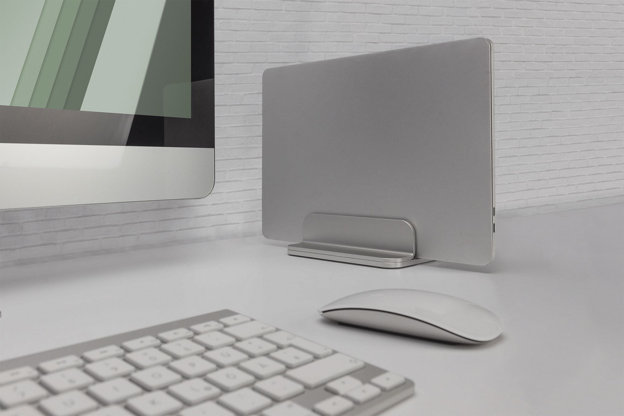 VERTICAL NOTEBOOK STAND SILVER/ALUMINIUM_3