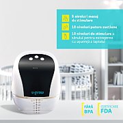 Pompa de san electrica si portabila,10 niveluri de extragere, 5 niveluri de masaj, display LED, functie de memorie, capacitate 180ml, U-Grow_3
