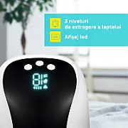 Pompa de san electrica si portabila,10 niveluri de extragere, 5 niveluri de masaj, display LED, functie de memorie, capacitate 180ml, U-Grow_4