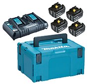 MAKITA POWER SUPPLY KIT 18V (BL1850Bx4+DC18RD) MAKPAC_1