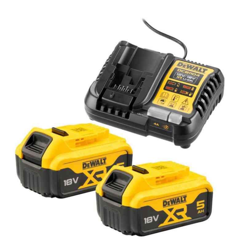 DEWALT CHARGER DCB1104 +2x5.0Ah DCB1104P2_1