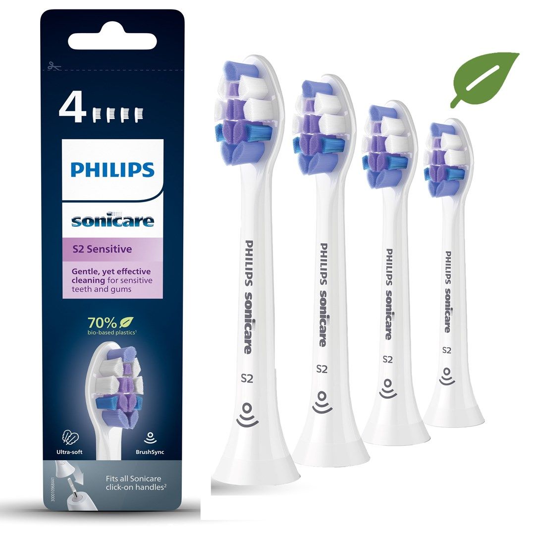 Philips S2 Sensitive HX6054/10 Ultra soft interchangeable sonic brush heads_1