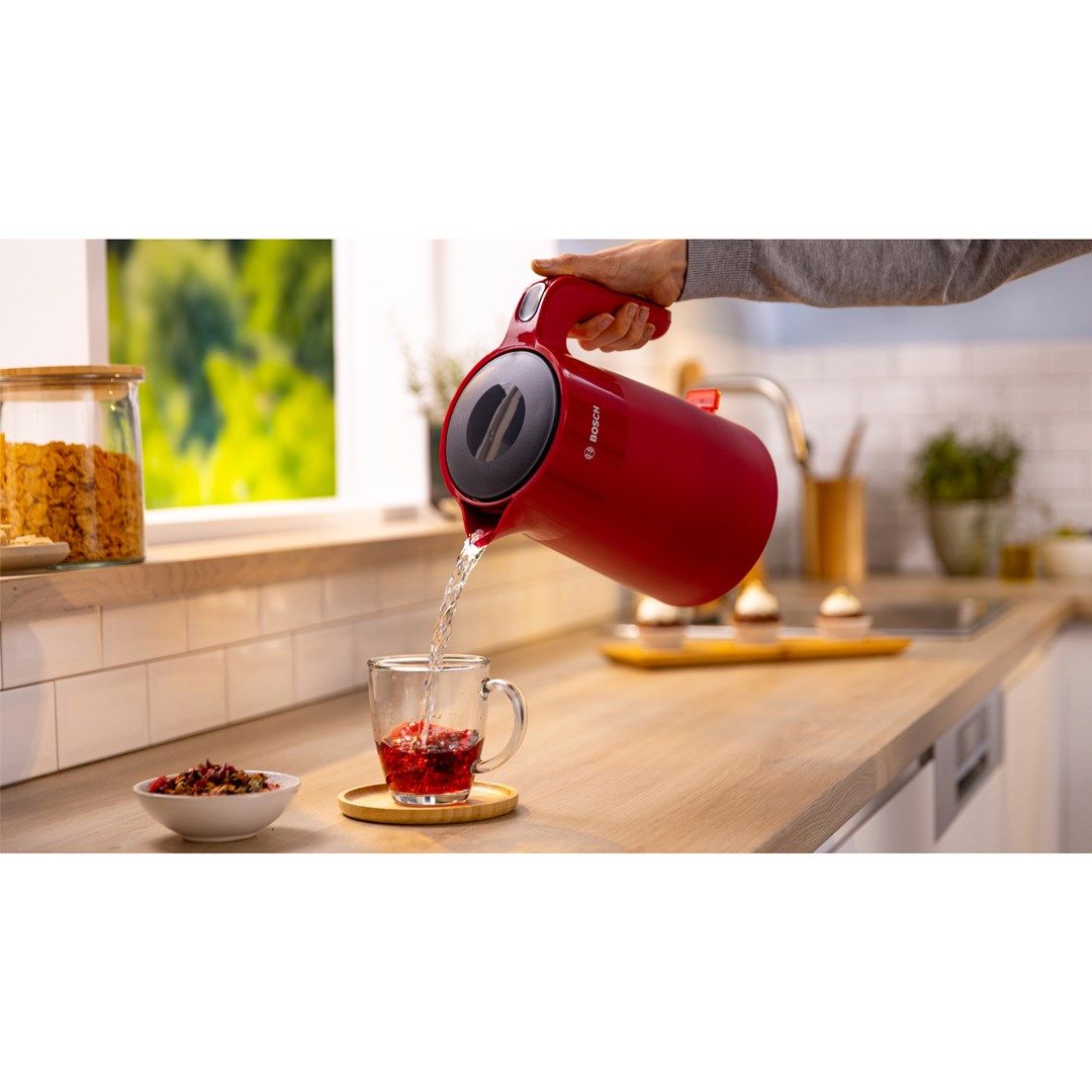 Bosch TWK2M164 electric kettle 1.7 L 2400 W Black  Grey  Red_4