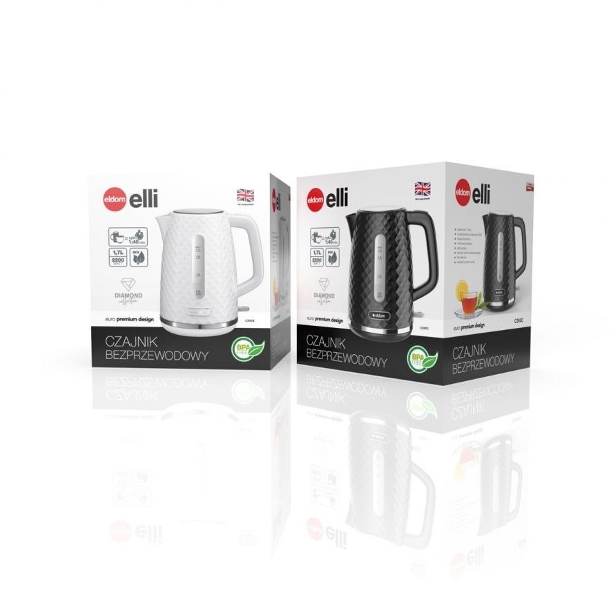 ELDOM C280B ELLI electric kettle 1.7 L 2200 W White_6