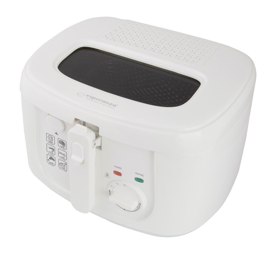 Esperanza EKG012 Deep Fryer 2.5L  White_1