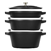 Staub La Cocotte 4.2 L Round Cast iron Casserole baking dish_1