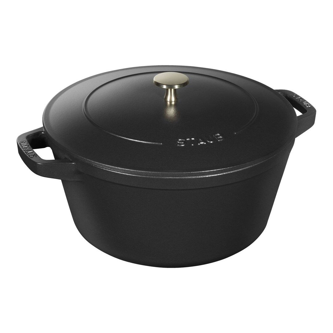 Staub La Cocotte 4.2 L Round Cast iron Casserole baking dish_4