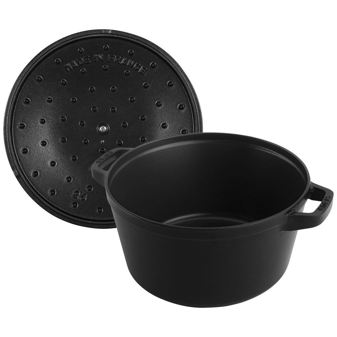 Staub La Cocotte 4.2 L Round Cast iron Casserole baking dish_6