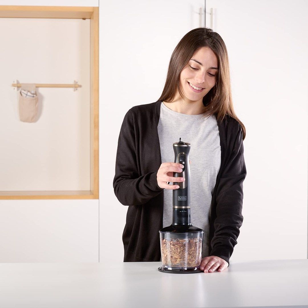 Immersion blender Black+Decker BXHBA800E (800W; black)_3