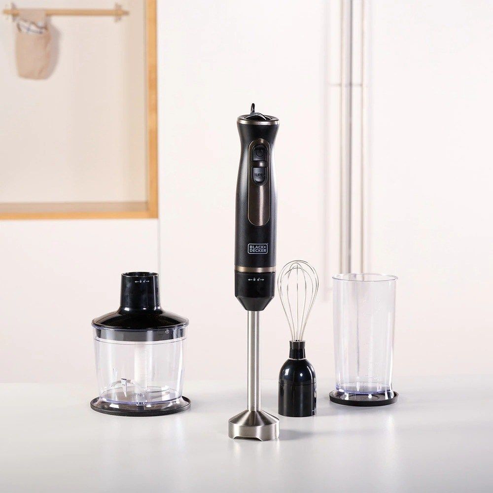 Immersion blender Black+Decker BXHBA800E (800W; black)_8