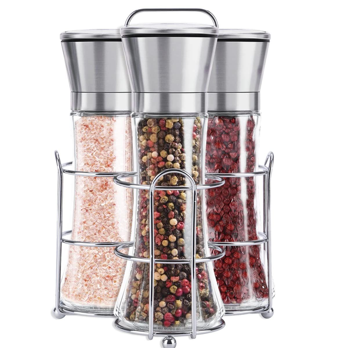 Spice  Salt & Pepper Grinder - Set of 3 Grinders - USB Adler_1