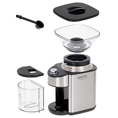 Camry CR 4443 coffee grinder Burr grinder Black Silver_6