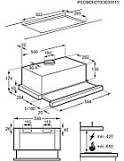 Electrolux LFP326FB Telescopic hood 410 m3/h_3