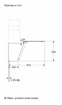 Bosch Serie 6 DWK65DK20 cooker hood Wall-mounted White 430 m3/h A_8