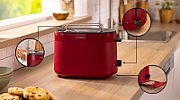 Bosch TAT2M124 toaster 6 2 slice(s) 950 W Red_5