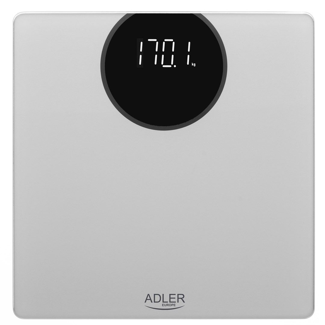 Adler | Bathroom scale | AD 8175 | Maximum weight (capacity) 180 kg | Accuracy 100 g | Silver_1