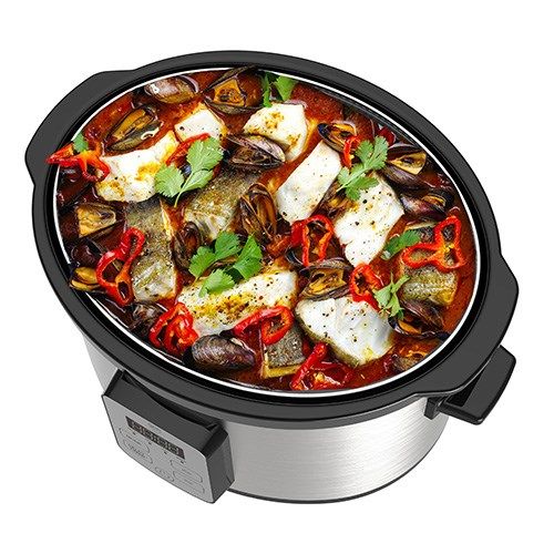 Camry | CR 6414 | Slow Cooker | 270 W | 4.7 L | Number of programs 1 | Stainless Steel_5