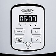 Camry | CR 6414 | Slow Cooker | 270 W | 4.7 L | Number of programs 1 | Stainless Steel_6