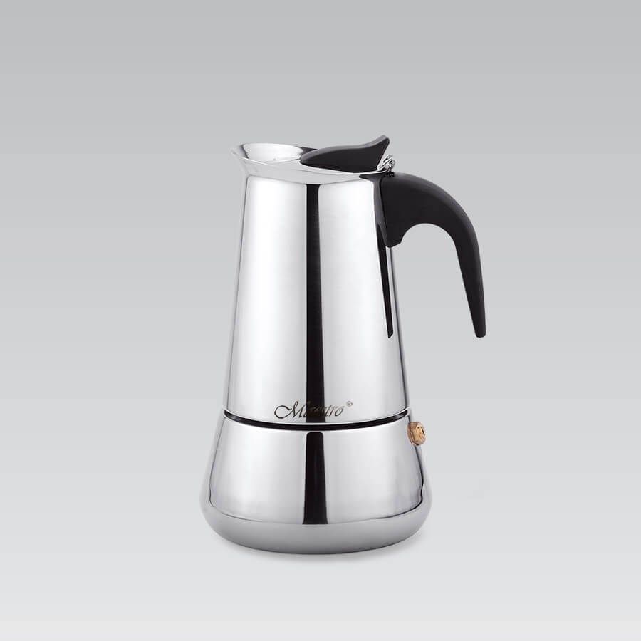 Maestro 4 cup coffee machine MR-1660-4 silver_1