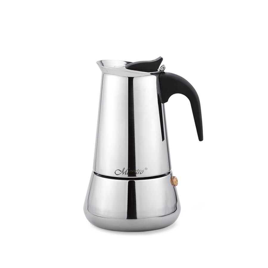 Maestro 4 cup coffee machine MR-1660-4 silver_2