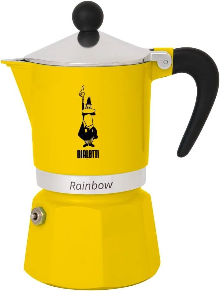 Coffee maker BIALETTI RAINBOW 6TZ 300 ml Yellow_1