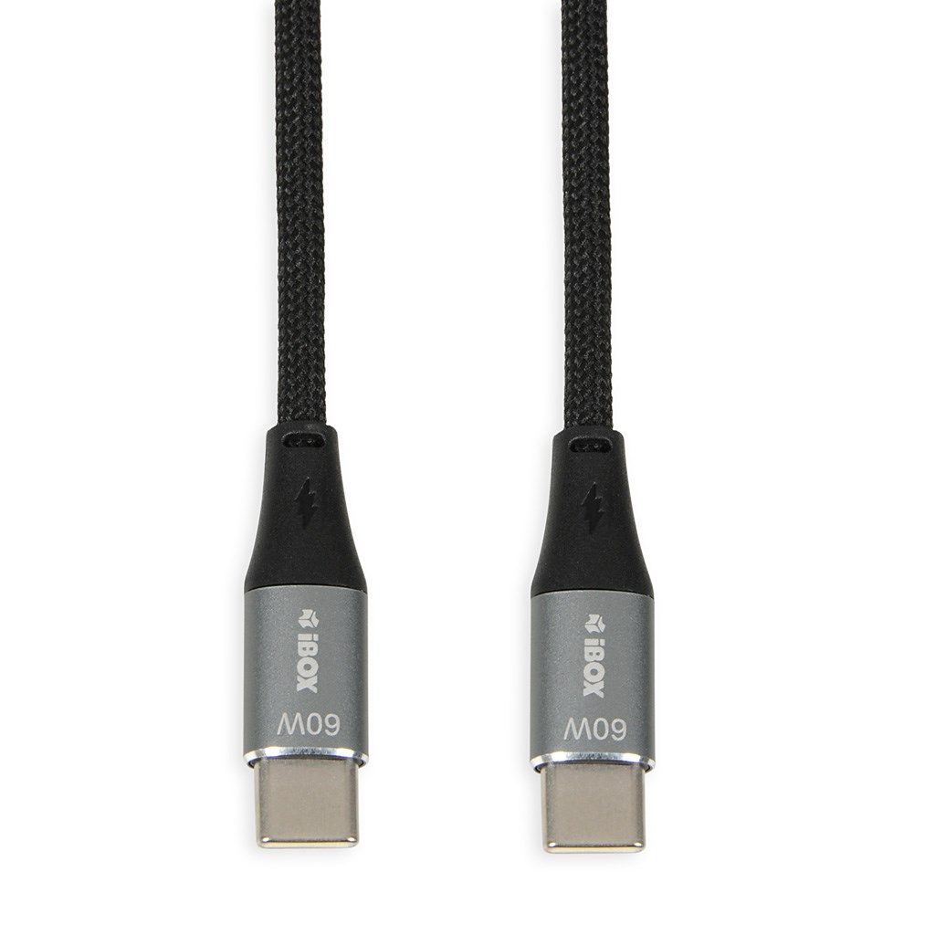 iBOX IKUTC USB-C cable 60W 2m Black_1
