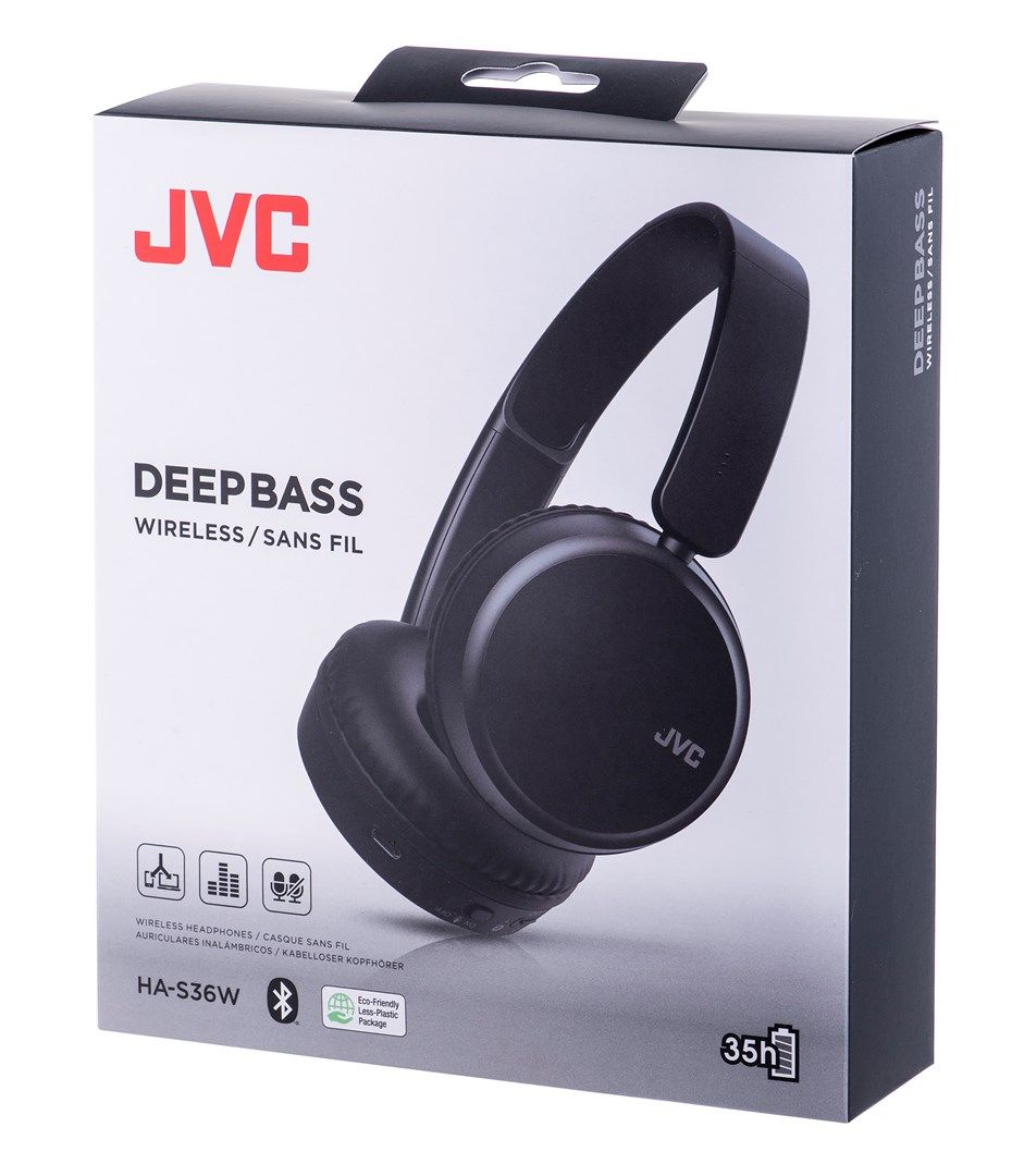 JVC HA-S36W Headphones Wireless Head-band Calls/Music Bluetooth Black_7