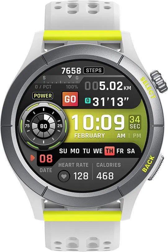 Amazfit Cheetah 3.53 cm (1.39 ) AMOLED 46.7 mm Digital 454 x 454 pixels Touchscreen Grey GPS (satellite)_1