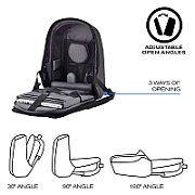 XD DESIGN ANTI-THEFT BACKPACK BOBBY HERO XL BLACK P/N: P705.711_14