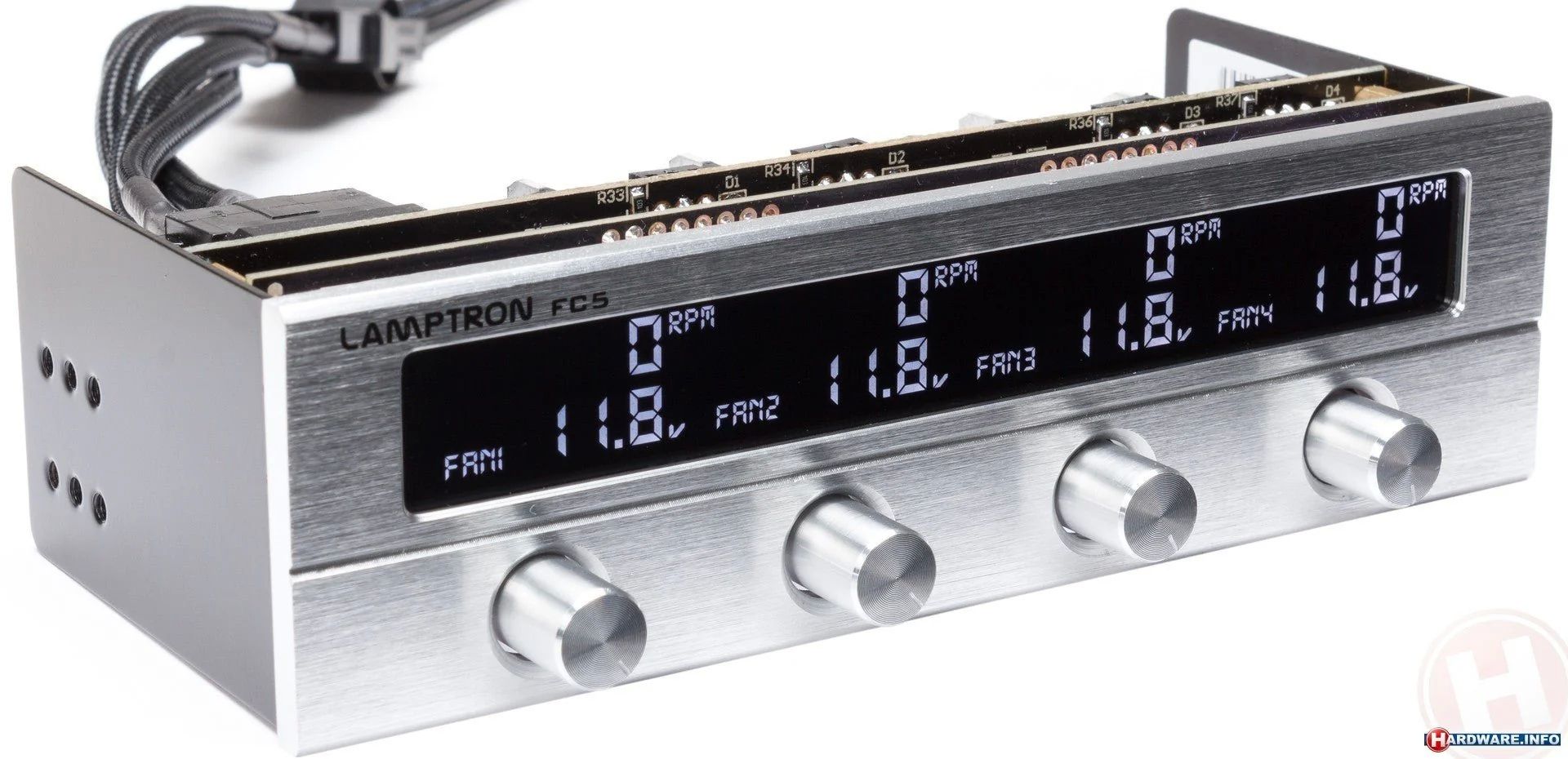 Lamptron FC5 V2 Fan Controller 5.25 Inch - silver_1