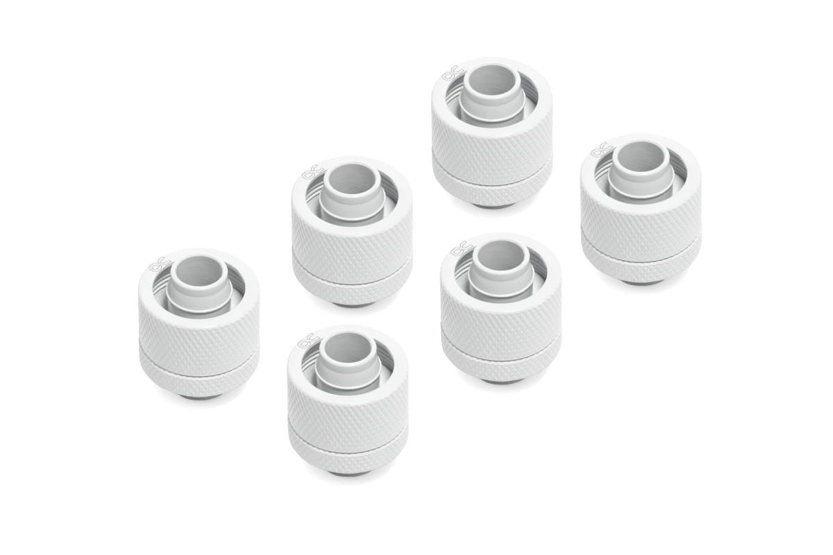 Alphacool Icicle 16/10 mm Screw-On Grommet G1/4  6-Pack - white_1