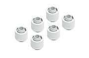 Alphacool Icicle 16/10 mm Screw-On Grommet G1/4  6-Pack - white_1