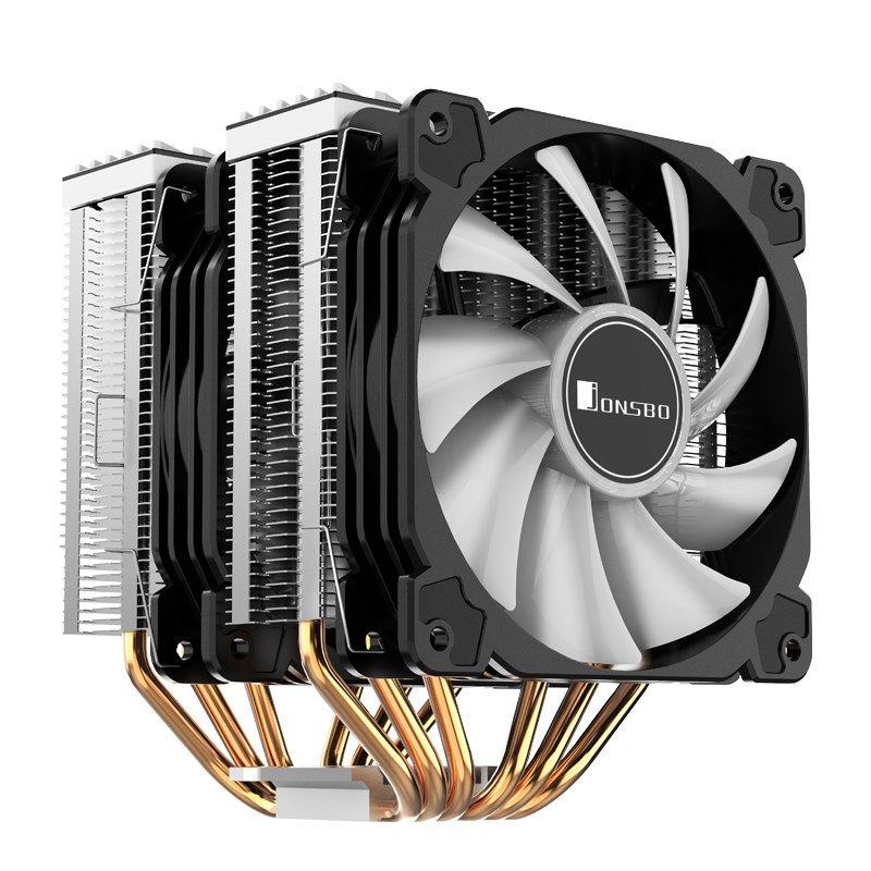 Jonsbo CR-2000 GT CPU Cooler Dual Tower  ARGB - 2x 120mm  black_1