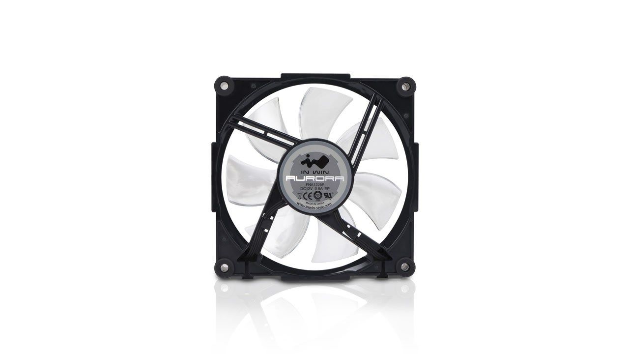 InWin Aurora RGB-LED Fan  120mm  Set of 3 - black/white_1
