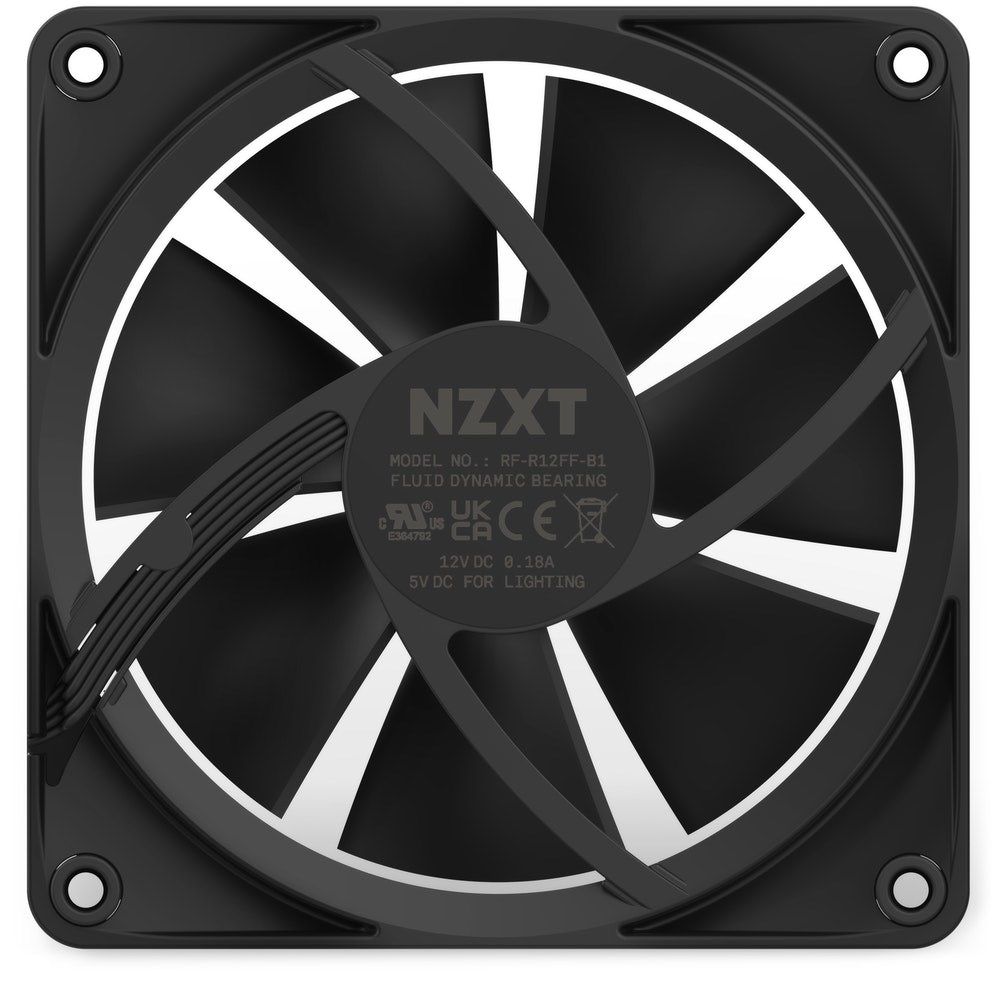 NZXT F120 RGB Computer case Fan 12 cm Black 1 pc(s)_1