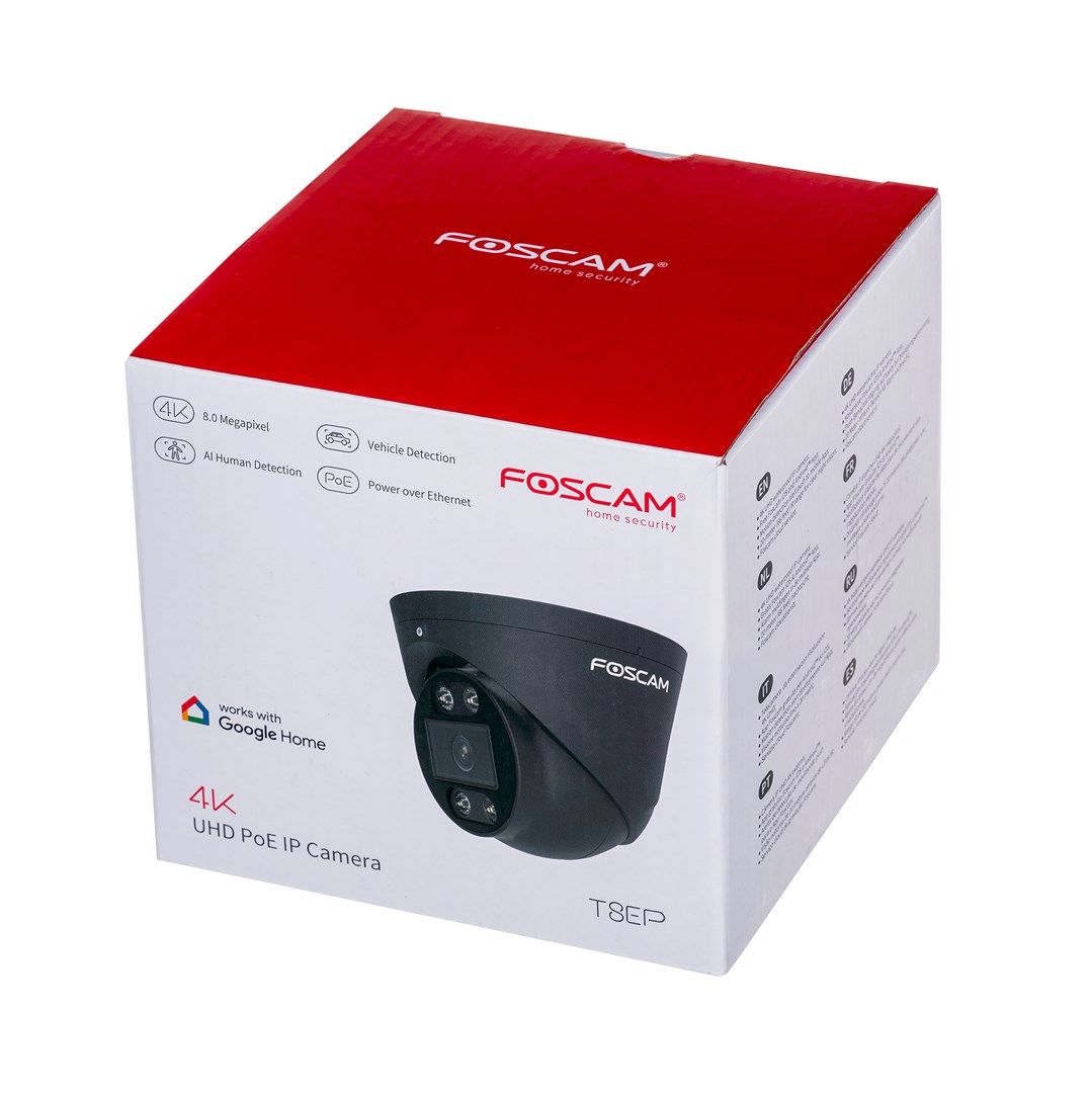 FOSCAM T8EP 8MP POE IP Camera Black_12